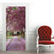 Türaufkleber Selbstklebend 3D Rosa Kirschbaum 100 X 215 Cm / 39,37 X 84,64 Zoll Tapeten Türtapete Türposter Türfolie Klebefolie Von Trendwände Abnehmbar Fototapete Wohnzimmer Schlafzimmer Haus Dekora