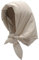 ZLYC Damen Winter Sturmhauben Stricken Winddicht Daunen Beanie Mütze(Einfarbig Beige)