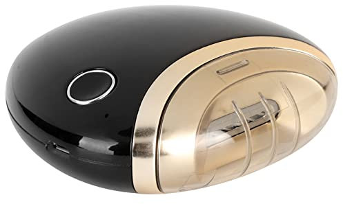 Akozon Elektrische Nagelfeile, USB-Aufladung, Automatische Intelligente Pflege, Bohrer-Poliermaschine, Schwarz