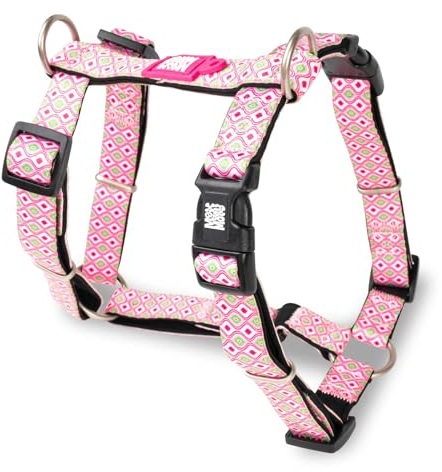 Max & Molly H-Geschirr - Retro Pink, XS