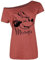 Mickey & Minnie Mouse Minnie Mouse Winking Damen Loose-Shirt rot meliert, Größe:L