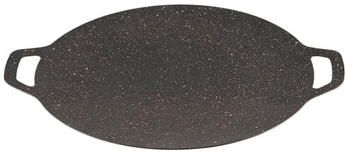 YIKANGHENG Thin Korean Grill Pan, 11 Inch Iron with Non-stick Coating Baking Tray on Heating Stove for Home, Party Travel and Outdoor (11.8 inch)