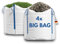 Jarlus Big Bag – 4x Premium Säcke für Bauschutt, Gartenabfälle, Holz, Sand, Erde, Grünschnitt, Weihnachtsgirlande – 90x90x90cm 1.000kg mit 4 Hebeschlaufen für Transport – Gewebesack stabil (4 Stück)
