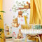 Wandtattoo Kinderzimmer Wandsticker Dschungel Tiere Kleiner Bär Kleiner Tiger Wandaufkleber Wandsticker Kinderzimmer Babyzimmer Schlafzimmer Wanddeko
