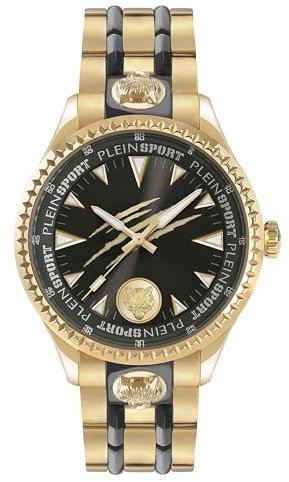 Philipp Plein Herren Uhr Analog Quarz Lineman PS5BA1024 Edelstahl