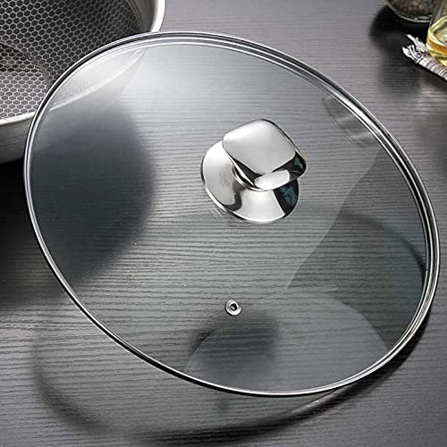 TIECHUINIUB Tempered Glass Lid For Instant Pot, Transparent Replacement Pot Lid-14cm