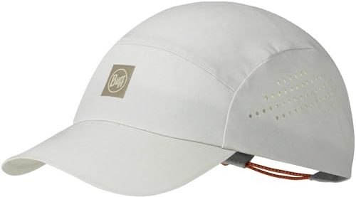 Buff®| Gorra Pack Speed Hombre Mujer Adulto Flexible, UPF50, Elemento Reflectante, Comoda, Elastica, Correr, Ventilacion, Plegable, L/XL, Gris