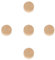 5Pcs Trumpet Corks Water Key Spit Valves Cork Pad Replacement Accessory Trumpet Cork Pad Trombones Repairing Cork Pad