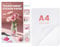 kamo Premium 100% Carta Adesiva Trasparente – 30 fogli, Etichette Autoadesive in Vinile stampabili per stampanti laser e inkjet, A4, 210 x 297 mm, 1 Adesivo per Foglio, Non Impermeabili