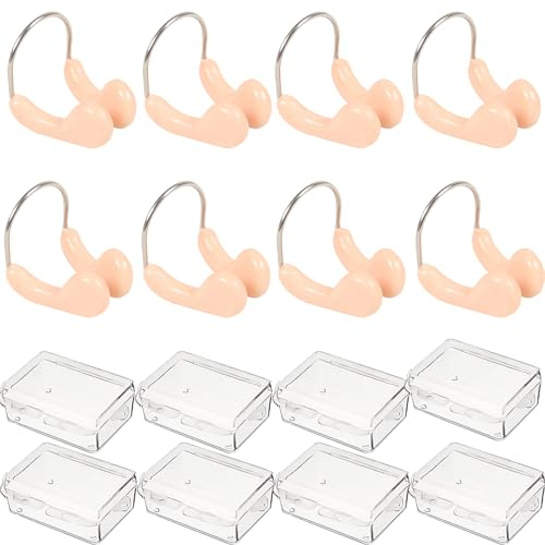 YouXiaor Pinzas para Nariz, 10PCS Tapones de Nariz de Silicona,Pinza de Nariz para Natación Unisex Impermeable Silicona Clip de Nariz Retenedor Fiablepara Pinzas Nariz Natacion para Nadadores de Ocio