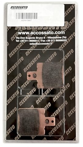 Pastiglie freno Accossato Anteriori compatibili con MOTO GUZZI NEVADA dal 1992 al 2002 (CC 750)
