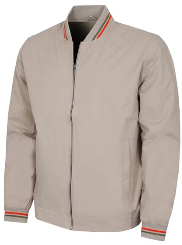 Calvin Klein Herren Fremoont Bomberjacke - Steinbeige - L