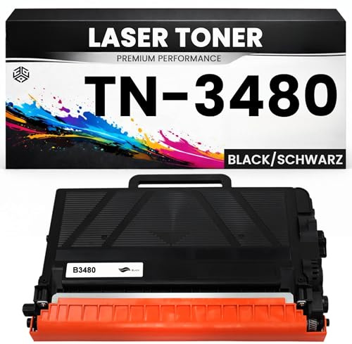XXL Toner TN-3480 für Brother kompatibel Schwarz TN3480 wie Original DCP-L5500DN/5600DN/5650DN HL-L5000D/5100DN/5200DW/5200DWT/6300DW