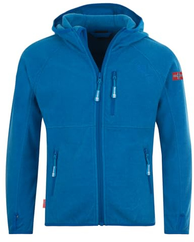 Trollkids Kids Sandefjord Jacket | Leicht und warm, Melange-Optik, Feste Kapuze, Drei Taschen