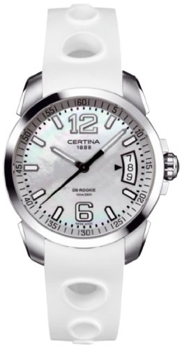 Certina Herren Analog-Digital Automatic Uhr mit Kautschuk Armband S7247688