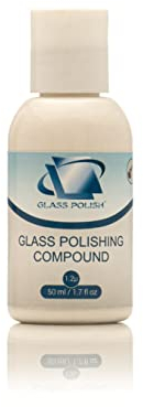 Glass Polish 50 ml Glas-Polier-Ceroxid-Verbindung für professionelles optisches Polieren aller Glasoberflächen, 1,2 Mikrometer, GP14003