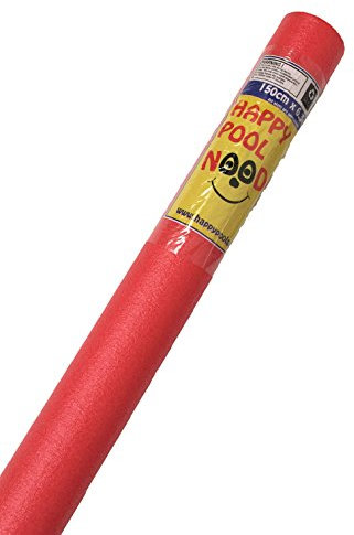 Happy Hot Tubs Swimming Pool Foam 1.5m Woggle Noodle in Assorted Colours - Float Aid Aerobics & Water Sports Toy for Children and Adults (Rosy Red)