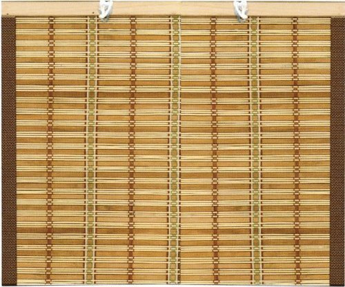 Stores extérieurs en osier mètres 1x1,6H avec bord de la corde et le coton