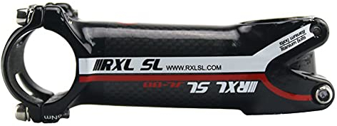 RXL SL Attacco Manubrio MTB 31.8mm Attacco Manubrio Bici Corsa Pipa Manubrio Bici 3K Lucido Rosso Attacco Bici da corsa70mm