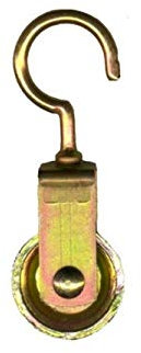 CARRUCOLA in acciaio mm 40 con gancio metallo carrucolina STENDIBIANCHERIA