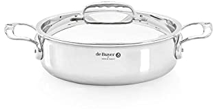 DE BUYER SAUTOIR A COUVERCLE AFFINITYINOX Ø 28 -NEW 3741.28