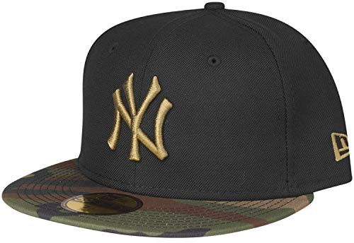 New Era 59Fifty Cap - Wood CAMO Visor NY Yankees - 7 1/8