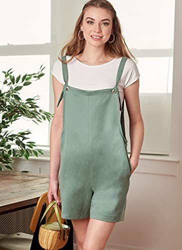 McCalls Sewing Pattern M8204Y Y (XS-S-M) Misses' Overalls, Multi Colour