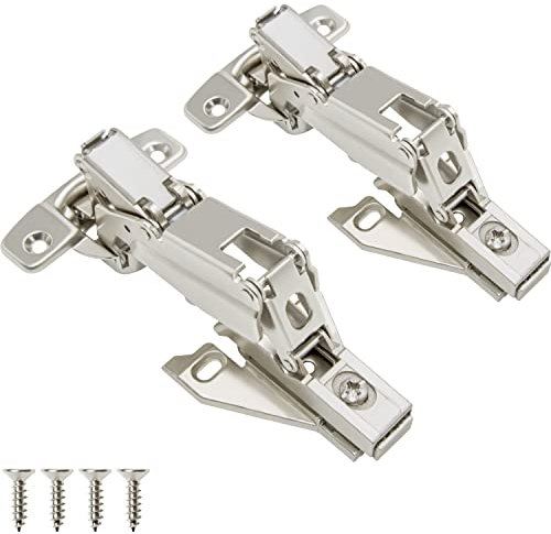 TOUCH 14102 - Cerniera a scomparsa per armadio da cucina, 165 gradi, 1 paio (2 pezzi)