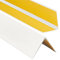 ProfiPVC Cornière PVC 50x50 mm 180cm - Baguette d’angle de protection, profilé d'angle caoutchouc autoadhésif - Protection d'angles et rebords, flexible, facile à installer, Blanc