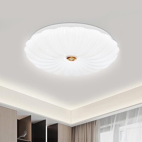 VIPMOON 22W Super Bright Kitchen Lights Ceiling, 6500K Cool White, 110W Equivalent Ceiling Lights for Bathroom, Porch, Kitchen, Utility Room, Hallway, Children’s Room, Study Room, Small Office
