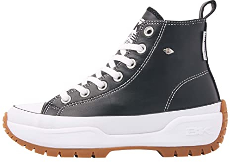 British Knights Damen Kaya MID Fly Sneaker, Schwarz, 41 EU