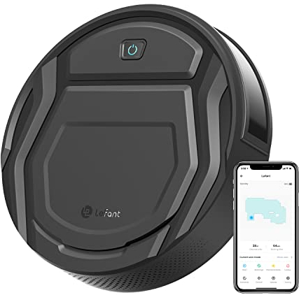 Lefant M210P Robot Vacuum Cleaner, Featured Carpet Cleaner Small Robot 7.8cm Thin 28cm DIA, Robotic Vacuum Alexa Voice Control Self-Charging Ideal for Pet Hair Hard Floor and Carpet