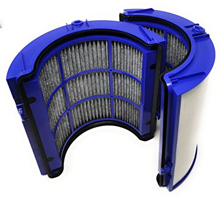 Hepa 13 - Filtro dell'aria combinato con carbone attivo compatibile con Dyson HP06, HP07, HP09, TP06, TP07, TP09, TP10, PH01, PH02, PH03