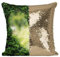Fabulous Kissen mit Paillettenbezug Gold Herz Taille in Buchsbaum Kunst Liebe Natur