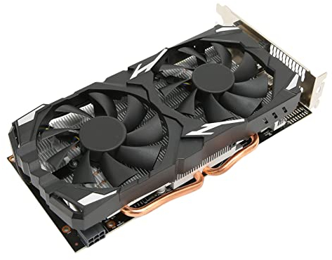 Tarjeta Gráfica RX 580 para PC de Juegos, Memoria GDDR5 de 8 GB, Tarjetas Gráficas de Computadora, Soporte 8K 16 PCI Express 3.0 2 Ventiladores de Refrigeración Tarjeta Gráfica de Video para Juegos de