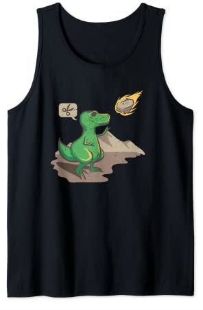 Dinosaurier & Welt spielen Stein Schere Papier Dino Kostüm Tank Top