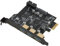 Bewinner 5 Puertos PCIE a USB 3.0 HUB, PCIE a 3xUSB 2xUSB C Tarjeta de Expansión, Controlador Externo de 5 Gbps Tarjeta Adaptadora PCI Express Extender para XP, 7, 8, 10 para Linux