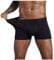 KONG JIMFAN Herren Boxershorts String Ouvert Suspensorium Men's Thong Underwear Shorts Herren Unterwäsche Unterhosen Männer M Men's Boxer Shorts Slip Herren Abnehmen Unterwäsche(Schwarz,L)