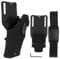 Fotrsta Taktisch Rechtes Bein Pistole Holster, Airsoft Beinholster Pistolenholster Für Glock 17/19 Kompatibel X300 X300U QLS Quick Mount Adapter Automatischen Verriegelungssystem