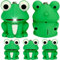 Fituenly Porte-clés en Forme de Grenouille avec éclairage LED et Son Rigolo, Cadeau Amusant.