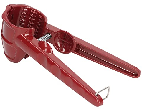 Nussknacker Werkzeug Aluminium Multifunktion Nussknacker Cup-Form für Walnüsse Kastanien Melonenkerne Multifunktion Rot
