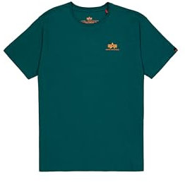 Alpha Industries Herren Basic T Small Logo, Force Green, S