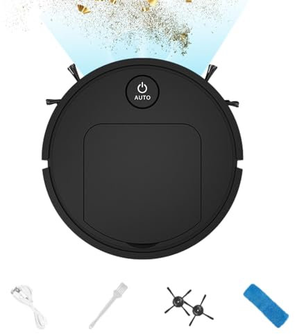 Robot de barrido | Robot de limpieza inteligente para el hogar - Aparato de limpieza de suelos de baldosas de mármol para cocina, sala de estar, balcón