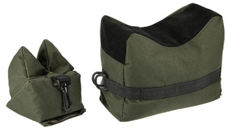TUXXJZM Vorderschaftauflage, Vorne & Hinten Gewehrauflage, Waffenauflage, Schießauflage Set Für Gewehr/Luftgewehr Outdoor Üben, Outdoor Sandbags, Schießunterstützungstasche, Einschießhilfe