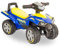 LEMODO Rutschauto blau in Quad-Optik | Rutscherfahrzeug für Kinder ab 18 Monate | Rutschfahrzeug mit Sound-Lenkrad | Kinderfahrzeug mit Kippschutz | Von Good Year Lizenziertes Kinderspielzeug (blau)