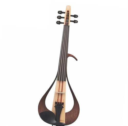Geige Elektronische Violine Professionelles Leistungs-Kopfhörer-Übungsinstrument(5-wood)