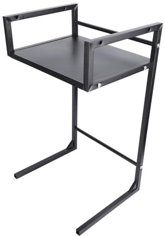 Rejilla para Horno Microondas, Rejilla de Acero Al Carbono para Amantes de la Arrocera y la Máquina de café, Organizador de Cocina de Capacidad de 33 Libras, Estante de 2 Niveles