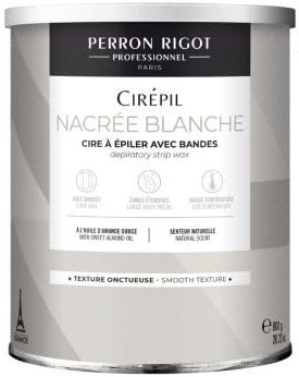 Perron Rigot Cire à épiler avec bandes Nacrée Blanche 800g - Corps - Femme