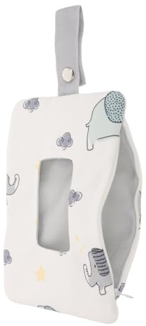 Feuchttuchspender Reiseetui für Babyfeuchttücher, Polyester | Feuchttüchertasche, Nachfüllbarer Behälter für Feuchttücher, Leicht und Praktisch für Büro und Auto