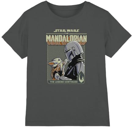 Star Wars Boy's Grogo Legend Continues Unisex Kids T Shirt